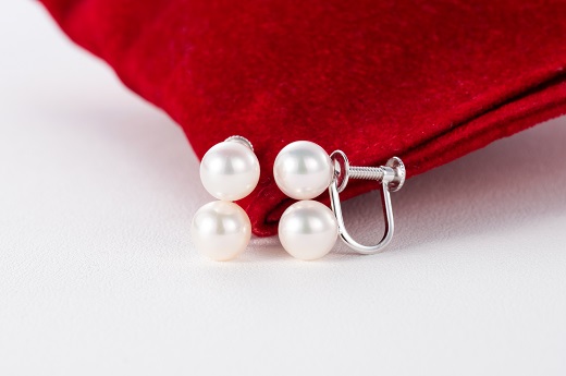 V-1アコヤ真珠イヤリング