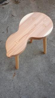 ひょうたんスツール スツール 椅子 インテリア 木工品【kbmn0002】