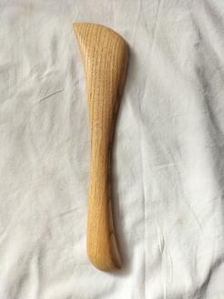 木べら　スパチュラ　右利き用　栗の木　ナチュラル【kumk0005】