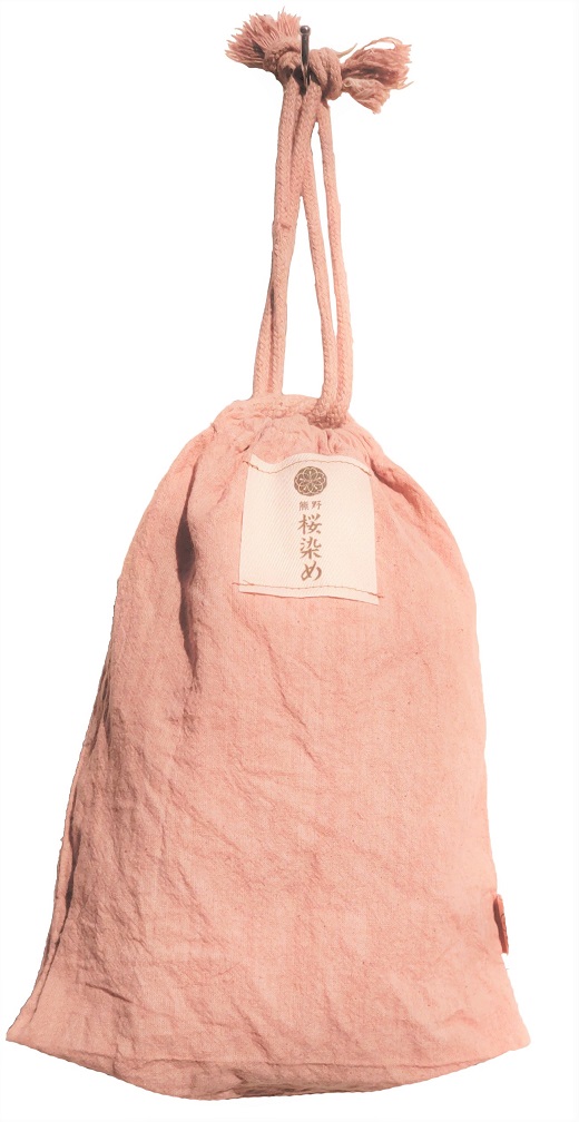 熊野桜染め　巾着（大）【mrm0141】