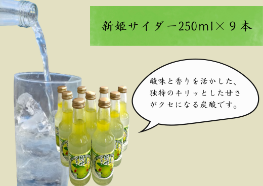 新姫サイダー250ml×9本入【frsn0026】