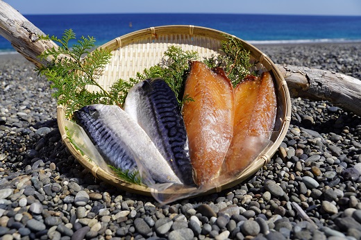 さば干物セット　独自調合　自社釜にて焚き上げた味醂ダレ使用　熊野灘海洋深層水使用【uosk0018】