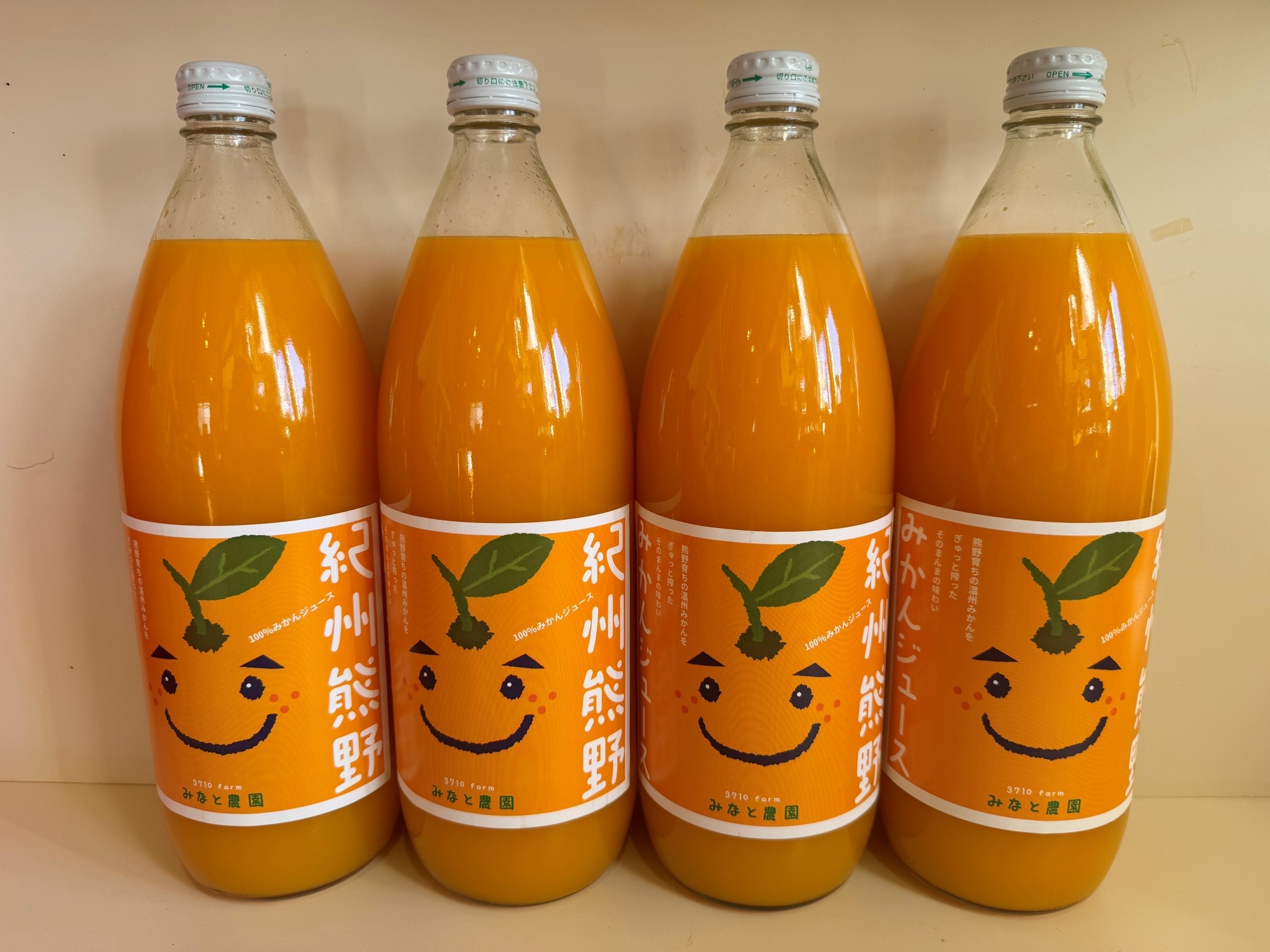 湊農園のみかん搾ったまんま！【紀州熊野みかんジュース】1000ml×6本　段ボール箱【2025年12月以降順次発送予定】【kmkn0089】