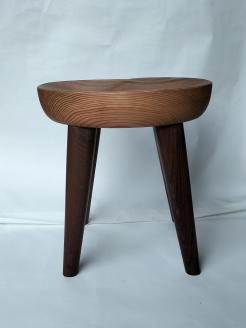 おしりんスツール　脚部鉄染め・杉材【kumk0007】