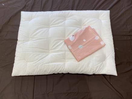 ベビー用 おむつ替え布団 （カバー付き） 木綿わた 綿 100% 手づくり 赤ちゃん ベビー おむつ おむつ替え お出かけ 布団 ふとん【mftn0004】