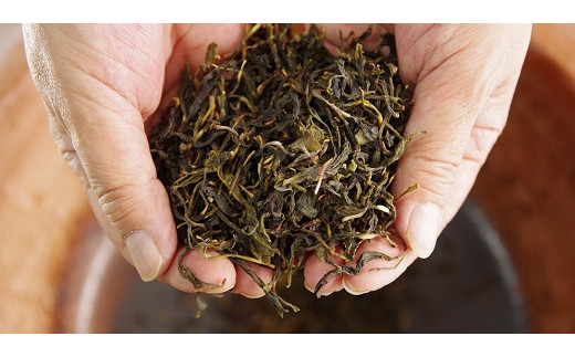 熊野番茶染め　シルクオーガンジースカーフ　黒色（鉄媒染）【mrm0112】