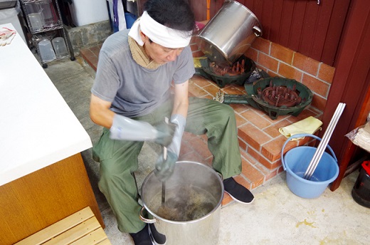 熊野番茶染めマスク【mrm0101】