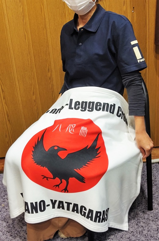 YATAGARASU　フリースブランケット【mrm0130】