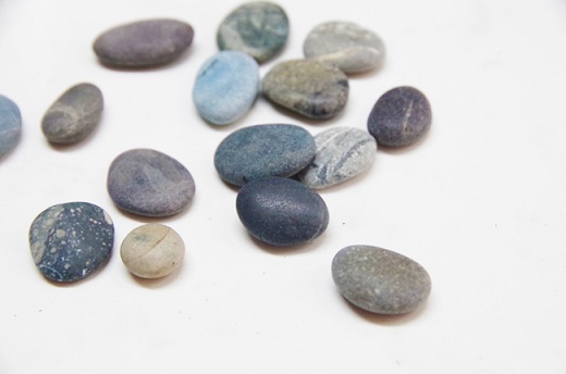 熊野番茶染め 綿ストール　御浜小石絞り柄【mrm0108】