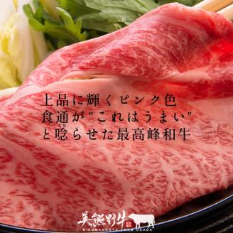 美熊野牛 すき焼き しゃぶしゃぶ用 ロース＆赤身モモ肉 詰め合わせ 400g 牛肉 肉 ブランド牛 和牛 黒毛和牛 国産牛 すき焼き しゃぶしゃぶ 赤身 赤身肉 人気 希少 おすすめ 三重県 熊野市【okad0002】