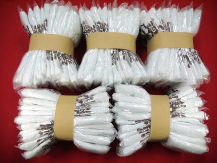 薄手で乾きやすい！【世界遺産熊野古道ロゴ入りタオル☆50枚】個包装で清潔【kmkn0033】