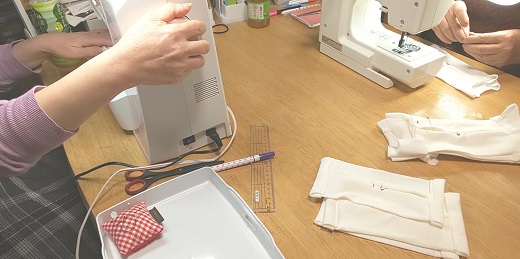 熊野番茶染めマスク　夏バージョン【mrm0100】