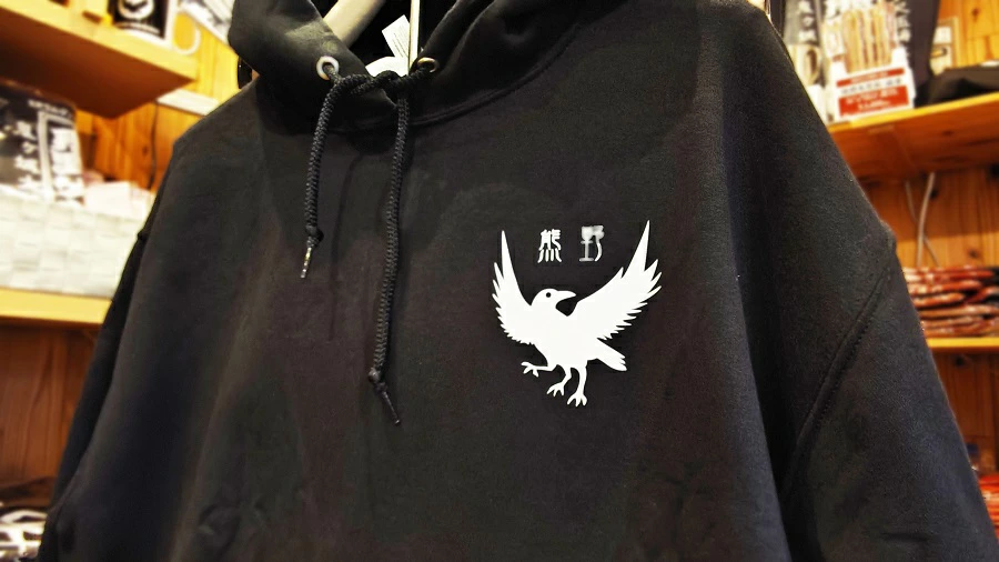 導きのカラス　プルオーバーパーカー（Mサイズ）【mrm0132-2】