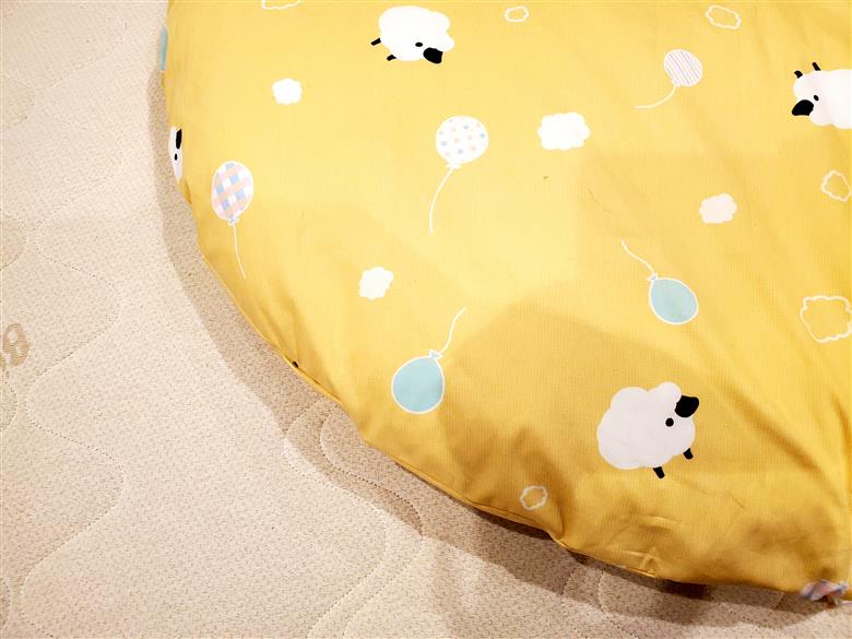 オーダーメイド ベビー用 まん丸敷布団（カバー付き） 木綿わた 赤ちゃん 出産祝い 孫【mftn0009】