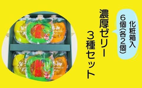 【果肉入り贅沢みかんゼリー6個（3種各2個詰め合わせ）】化粧箱【kmkn0064】