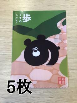 熊野古道A5サイズクリアファイル5枚☆旅先などのパンフレットやチケットを折らずに持ち運べて便利！【kmkn0225】