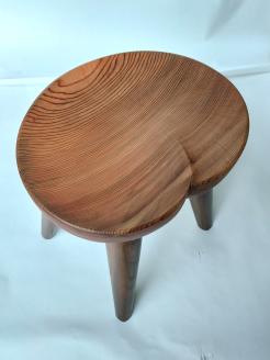 おしりんスツール　脚部鉄染め・杉材【kumk0007】