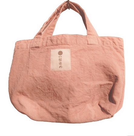 熊野桜染め　ミニトートバッグ【mrm0137】