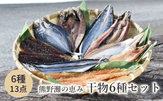 干物 詰め合わせ 6種 13点 食べ比べ 干物 ひもの あじ開き さんま開き かます開き さんまみりん干 さんま丸干 太刀魚みりん干 松屋水産 三重県熊野市【mtys0001】