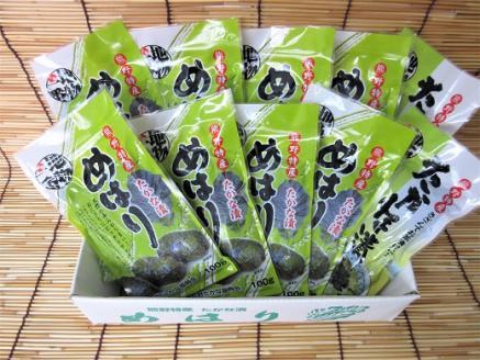 熊野特産　たかな漬「めはり」100ｇ×8袋　きざみ用100g×2袋【化粧箱入り】【astk0006】
