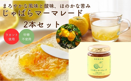 砂糖不使用じゃばらマーマレード（140g×２本）【kmys0019】