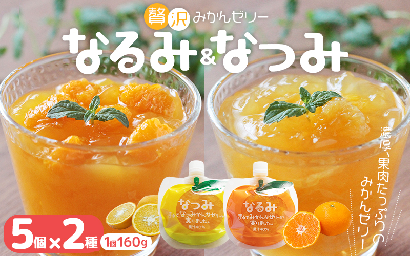 二つの味を食べ比べ！【「なるみ」「なつみ」各5個】ご家庭用【kmkn0160】
