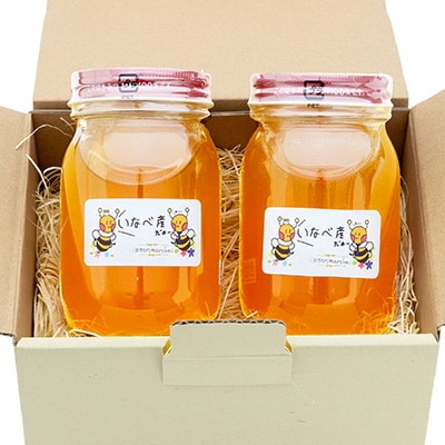 いなべの天然はちみつ瓶600g2本セット