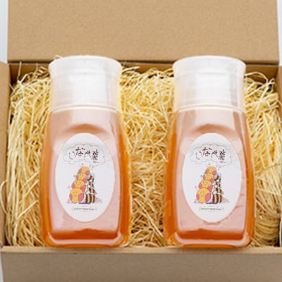 いなべの天然はちみつボトル300g×2本セット