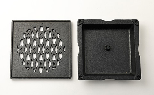 くわな鋳物の蚊やり器　蝋燭(ろうそく)