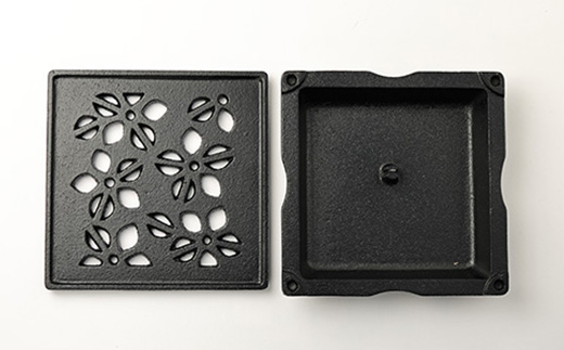 くわな鋳物の蚊やり器　桔梗(ききょう)