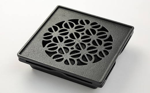 くわな鋳物の蚊やり器　朝顔