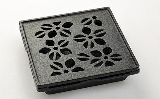 くわな鋳物の蚊やり器　桔梗(ききょう)