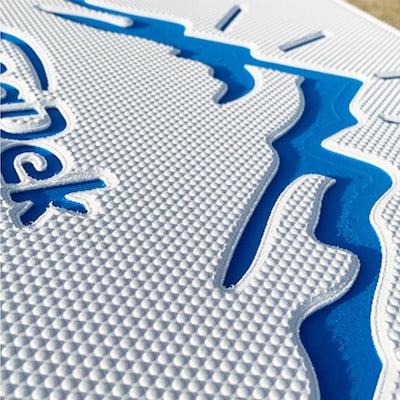 オリジナルマット(SeaDek)付ハードクーラーボックス　(サイズ:25L)　カラー:ホワイト