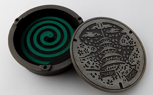 ご当地マンホール型蚊やり器