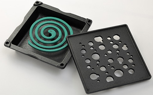 くわな鋳物の蚊やり器　泡