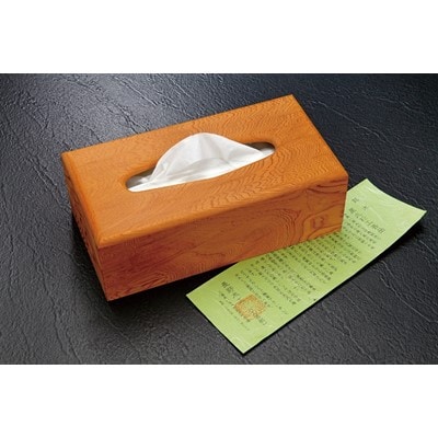 銘木　屋久杉工芸品　ティッシュケース