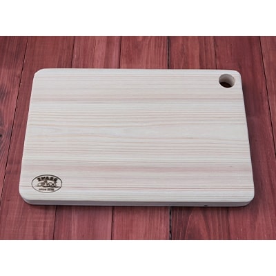 いなべの間伐材のヒノキまな板(小)　[ ひのき 桧 俎板 リラックス ]