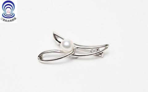 三重ブランド　アコヤ真珠　7.0ﾐﾘ　ブローチ