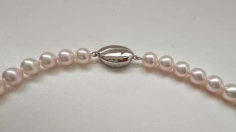 【500-06】ファーストパールに贈る、パウダーピンクのネックレスセット