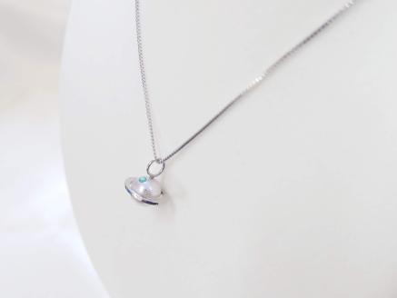 【100-71】アコヤ真珠8.5mm土星ペンダント*