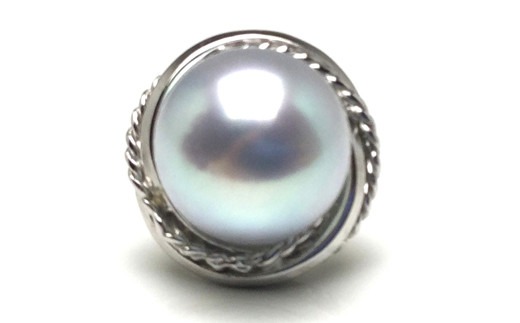 真珠 アクセサリー 8.0～8.5ミリ シルバー タイタック パール アコヤ真珠 伊勢 志摩 伊勢志摩 冠婚葬祭 慶事 弔事 結婚式 入学式 卒業式 ギフト フォーマル 誕生石 記念日 / 老舗の真珠専門店・高品質アコヤ真珠タイタック8.0～8.5ミリ /シルバー (ブルー系)