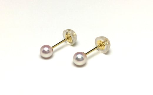 真珠 ピアス アクセサリー パール 3.5ミリ ～ 4ミリ K18 ゴールド 三重県 伊勢志摩 志摩 アクセサリー ギフト プレゼント お祝い 母の日 入学式 卒業式 結婚式 冠婚葬祭 成人祝い 結婚祝い / 老舗の真珠専門店・アコヤベビーパールピアス 3.5-4.0ミリ ( K18 )