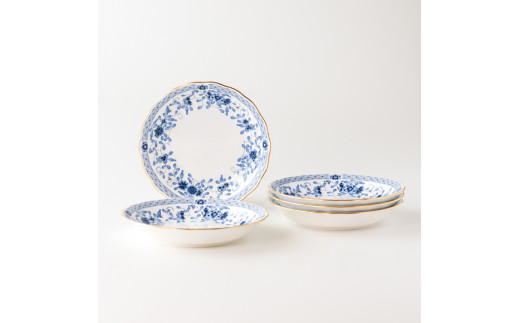 食器 クープスープ皿 5枚 19cm セット NARUMI ナルミ 鳴海製陶 三重 伊勢志摩 ミラノ ボーンチャイナ