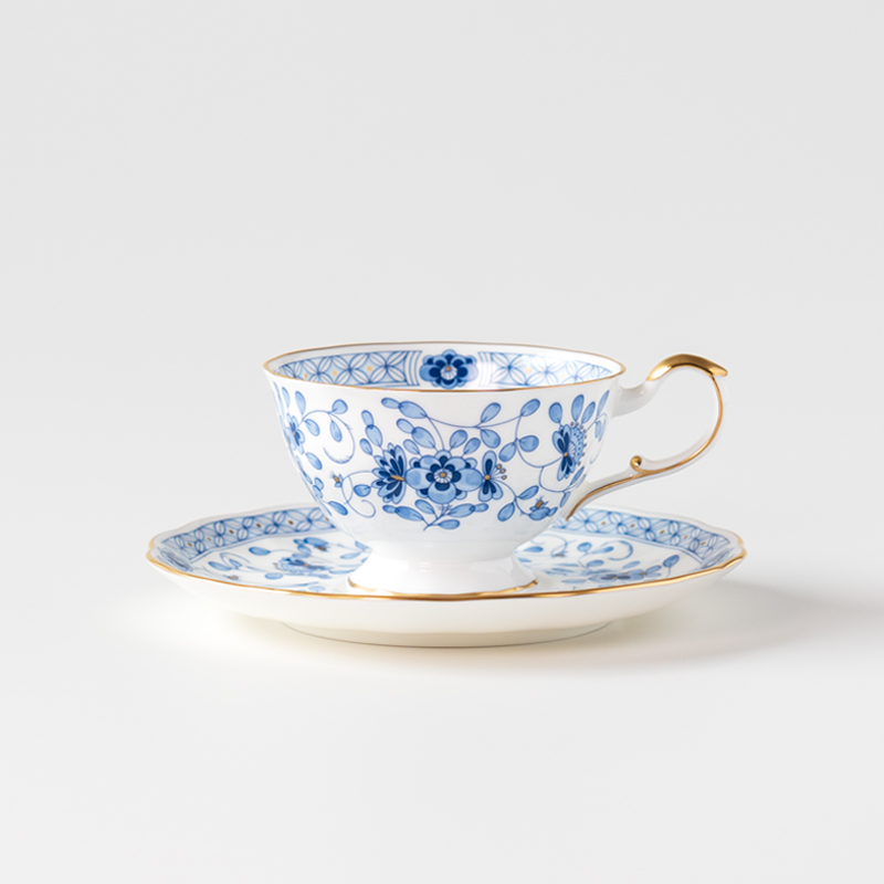 ≪NARUMI≫【ミラノ】1客ティー碗皿* 三重 志摩 伊勢志摩 食器 ティーカップ ティー 紅茶 NARUMI 三重ナルミ ナルミ ボーンチャイナ ミラノ ギフト プレゼント お祝い 祝い 【020-102】