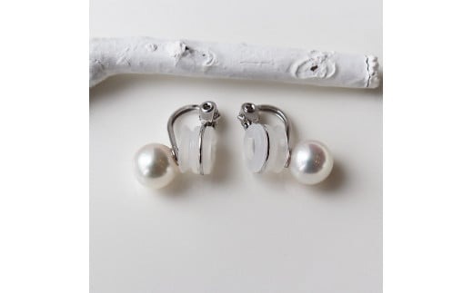 真珠 7.5～8mm イヤリング アクセサリー パール シルバー 伊勢志摩 志摩 ギフト アコヤ真珠 母の日 ホワイトデー クリスマス 入学式 卒業式 成人式 結婚式 / 志摩産 あこや真珠 7.5-8.0ｍｍ 耳が痛くなりにくいイヤリング