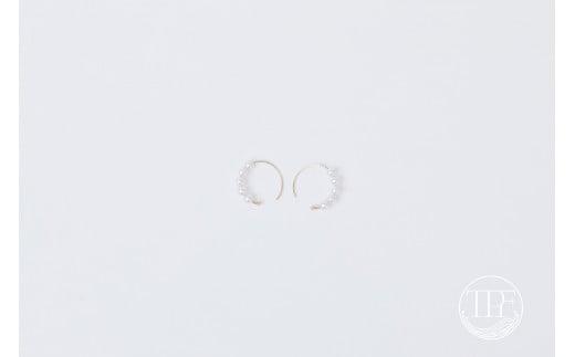 【080-12】養殖場　ベビー5粒フープピアス*