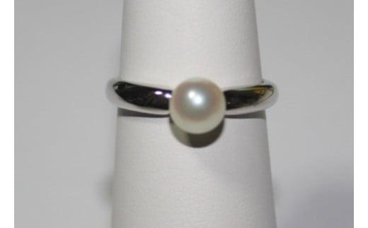 真珠 6.5 ～ 7 mm パール リング 指輪 シルバー ジュエリー アクセサリー プレゼント おしゃれ ファッション 日常使い 贈り物 三重県 志摩市 伊勢 真珠の里 シンプル シルバーパールリング