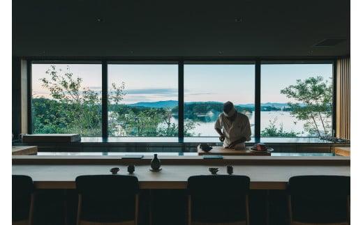 伊勢志摩 MOKU ISESHIMA ペア宿泊券(1泊2食付) 1日1組限定 / 旅行 観光 宿泊 食事 限定 オーベルジュ 鮨 〔1660-10〕