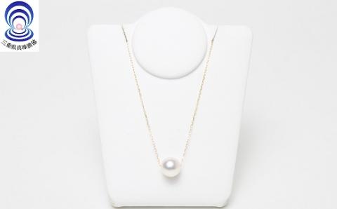 三重ブランド　アコヤ真珠　8.0ﾐﾘ　スルーペンダント（K18YG）