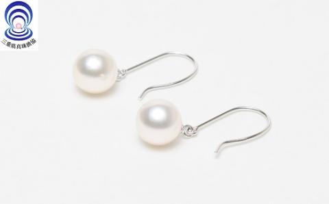 三重ブランド　アコヤ真珠　7.5ﾐﾘ　フックピアス（K14WG）